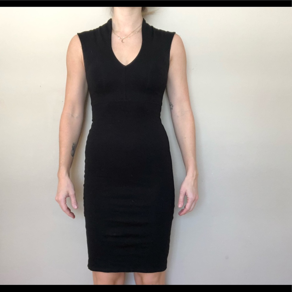Mid black dress